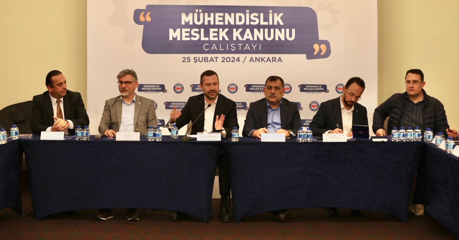 Mühendislik Meslek Kanunu Sorunları Çalıştayı Gerçekleştirildi