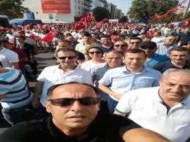 Bayındır Memur-Sen “Demokrasi ve Şehitler Mitingine” Katıldı