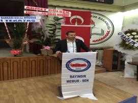   Bayındır Memur-Sen Elazığ Şube Başkanlığının 1. Olağan Genel Kurulu Gerçekleştirildi. 