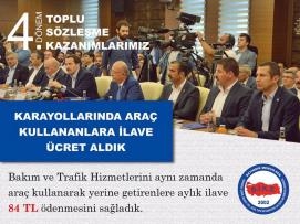 4. DÖNEM TOPLU SÖZLEŞME KAZANIMLARIMIZ