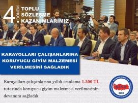 4. DÖNEM TOPLU SÖZLEŞME KAZANIMLARIMIZ