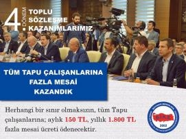 4. DÖNEM TOPLU SÖZLEŞME KAZANIMLARIMIZ