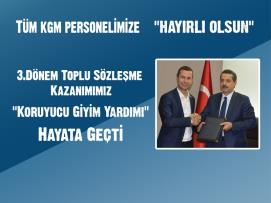 3. DÖNEM TOPLU SÖZLEŞME KAZANIMLARIMIZ