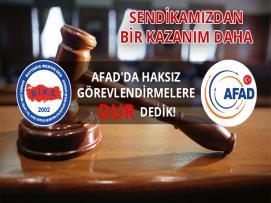 AFAD'DA HAKSIZ GÖREVLENDİRMELERE DUR DEDİK!