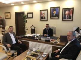 Genel Başkanımız Tufanoğlu, Çevre ve Şehircilik Bakanlığı Müsteşar Yardımcısı Tuzcuoğlunu Ziyaret Etti.