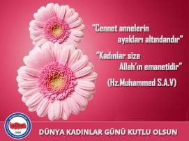 8 Mart Dünya kadınlar günü 