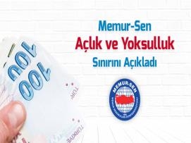 Mayıs Ayı Açlık ve Yoksulluk Sınırı Memur-Sen Tarafından Açıklandı