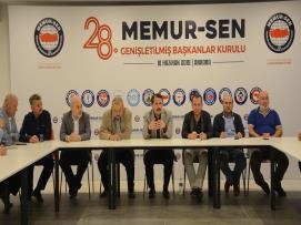 Memur-Sen 28’inci Genişletilmiş Başkanlar Kurulu Toplantısı Ankara’da Yapıldı