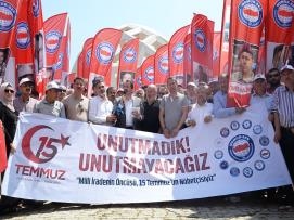 Memur-Sen, Destansı Direnişin Yıldönümünde İstanbul Şehitler Abidesi Önünde Buluştu