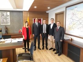 Samsun Karayolları 7.Bölge Müdürlüğü görevine yeni başlayan Bölge Müdürü Sayın Murat GÖNENLİ’ye  hayırlı olsun ziyareti