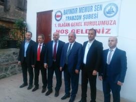 Aldagül, Bayındır Memur-Sen Trabzon Şube 1. Olağan Genel Kurulu’na Katıldı