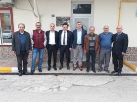 Şube Başkanımız İsa ÇOLAK, Şube Başkan Yardımcımız Hasan ÖNDER ve iş yeri temsilcimiz Mehmet YILMAZ ile Karayolları Şeflikleri ziyareti