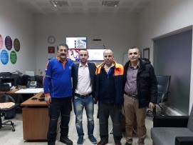 Şube Başkanımız ÇOLAK, yeni yıla girerken 7/24 nöbet tutan Samsun AFAD çalışanları ziyaret etti.