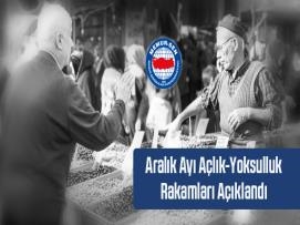 Aralık Ayı Açlık-Yoksulluk Rakamları Açıklandı