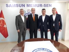 Samsun Valisi Sayın Osman KAYMAK sendikamıza ziyaret etti.