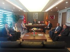 Samsun Şube Başkanımız ÇOLAK ve İl Temsilcimiz YILDIZ, Karayolları Bölge Müdürü Sayın Murat GÖNENLİ’ yi ziyaret etti.
