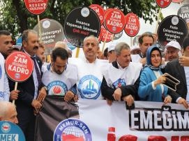 Memur-Sen’den Bakanlık Önünde “Cüzdanlı” Eylem