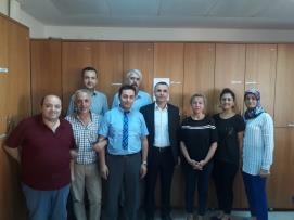 Şube Başkanımız İsa ÇOLAK ve Şube Başkan Yardımcımız Musa KELEŞ, Tekkeköy Tapu Müdürlüğünü  ziyaret etti