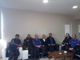 Şube Başkanımız İsa ÇOLAK, Samsun AFAD Arama ve Birlik Müdürlüğü Acil Müdahale ekibini ziyaret etti.
