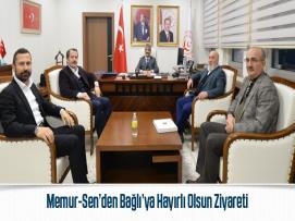 Memur-Sen’den Bağlı’ya Hayırlı Olsun Ziyareti