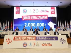 Memur-Sen’den Koronavirüsle Mücadele Kapsamında İhtiyaç Sahiplerine 2 Milyon TL’lik Destek