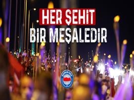 “15 Temmuz Çelikleşmiş Millet İradesinin Şanlı Direnişidir”