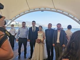 Tosun ve Şimşek, İzmir Şube Başkanımız Dindar’ın Oğlunun Düğününe Katıldı