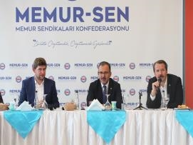 Bakan Kasapoğlu’ndan Memur-Sen’e Ziyaret