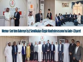 Memur-Sen’den Bahreyn İşçi Sendikaları Özgür Konfederasyonu’na İade-i Ziyaret