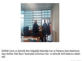 Teşkilatımız ‘’Tanzimat’tan Günümüze İmar ve Şehircilik Tarihi’’ Kitabımızı Hizmet Kolumuza Takdim Ediyor