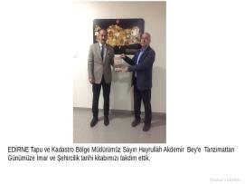 Teşkilatımız ‘’Tanzimat’tan Günümüze İmar ve Şehircilik Tarihi’’ Kitabımızı Hizmet Kolumuza Takdim Ediyor