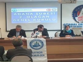 Genel Başkan Yardımcılarımız Tosun ve Şimşek, Adana Şubemizin 2. Olağan Genel Kurulu’na Katıldı