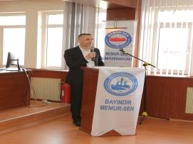 Bayındır Memur-Sen Samsun Şube Başkanı İsa Çolak Güven Tazeledi