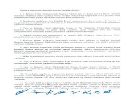 Tapu ve Kadastro Genel Müdürlüğü Kurum İdari Kurul Kararları 19.04.2016