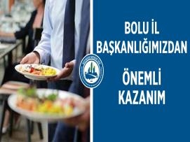 Bolu İl Başkanlığımızdan Önemli Kazanım