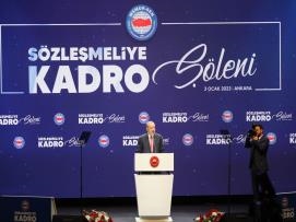 Sözleşmeliye Kadro Şöleni Cumhurbaşkanı Erdoğan’ın Katılımıyla Gerçekleştirildi