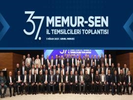 Memur-Sen 37. İl Temsilcileri Toplantısı Gerçekleştirildi