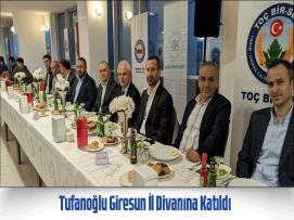 Tufanoğlu Giresun İl Divanına Katıldı