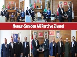 Memur-Sen’den AK Parti’ye Ziyaret