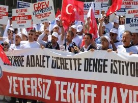 YETERSİZ TEKLİFİ PROTESTO ETTİK!