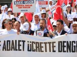 YETERSİZ TEKLİFİ PROTESTO ETTİK!