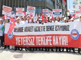 YETERSİZ TEKLİFİ PROTESTO ETTİK!