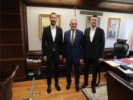 Genel Başkanımız Tufanoğlu ile Genel Başkan Yardımcımız Tosun, Bakan Yardımcısı Karaloğlu'nu Ziyaret Etti