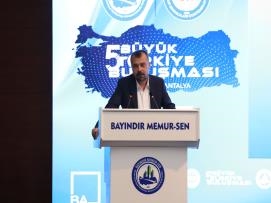 Bayındır Memur-Sen 5. Büyük Türkiye Buluşması Gerçekleştirildi