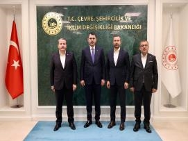 Sendikamızdan Bakan Kurum'a Ziyaret