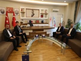 Sendikamızdan MYK Başkanı Tören'e Hayırlı Olsun Ziyareti