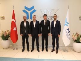 Sendikamızdan MYK Başkanı Tören'e Hayırlı Olsun Ziyareti