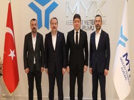 Sendikamızdan MYK Başkanı Tören'e Hayırlı Olsun Ziyareti