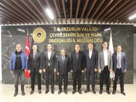 Onhan ve Düzgören, Erzurum'da Teşkilat Ziyaretleri Gerçekleştirdi