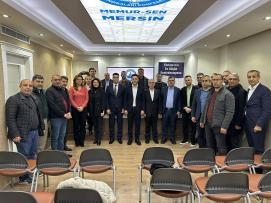 Onhan ve Düzgören, Mersin Şubemizin 3. Olağan Genel Kuruluna Katıldı